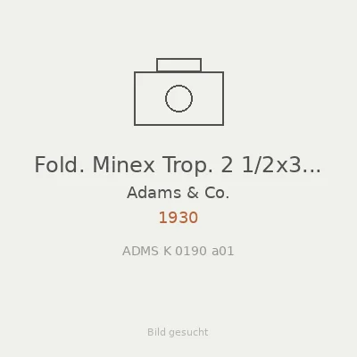 Fold. Minex Trop. 2 1/2x3 1/2