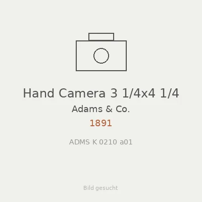 Hand Camera 3 1/4x4 1/4