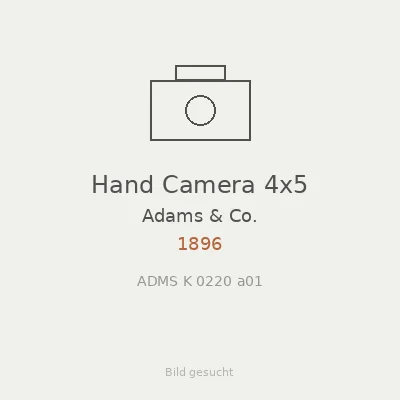 Hand Camera 4x5