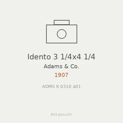 Idento 3 1/4x4 1/4