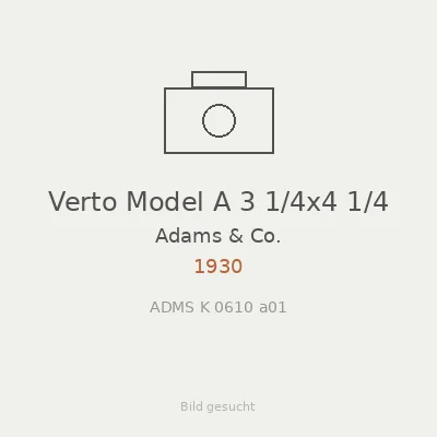 Verto Model A 3 1/4x4 1/4