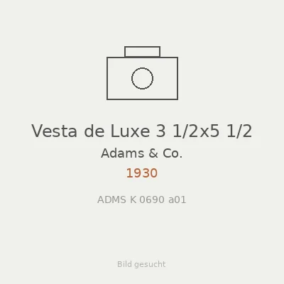 Vesta de Luxe 3 1/2x5 1/2
