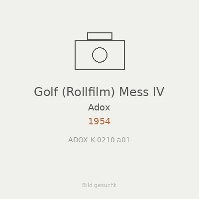 Golf (Rollfilm) Mess IV