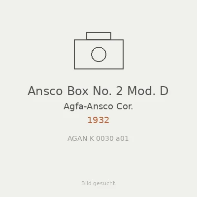 Ansco Box No. 2 Mod. D