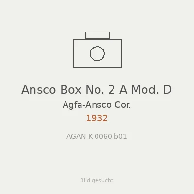 Ansco Box No. 2 A Mod. D