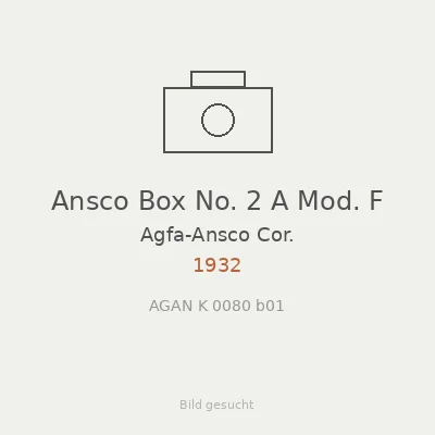 Ansco Box No. 2 A Mod. F
