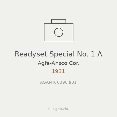 Readyset Special No. 1 A