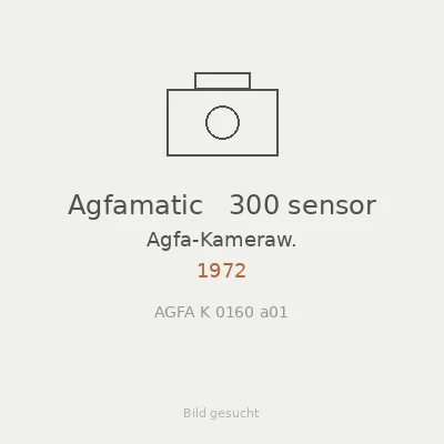 Agfamatic   300 sensor