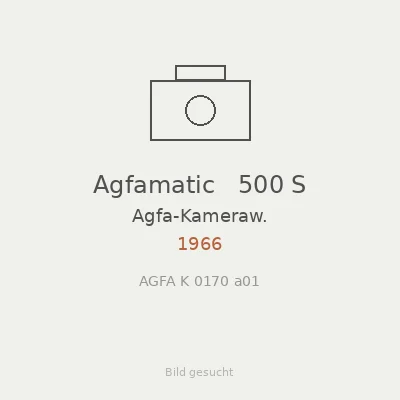 Agfamatic   500 S