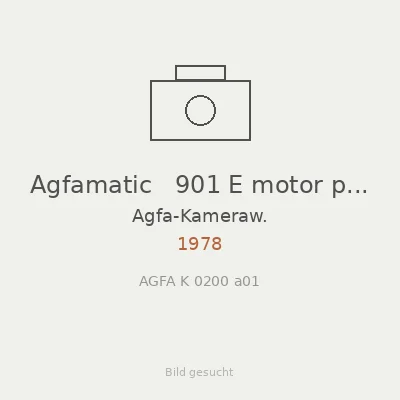 Agfamatic   901 E motor pock.