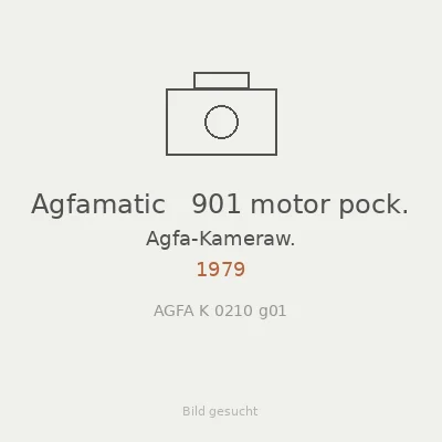 Agfamatic   901 motor pock.