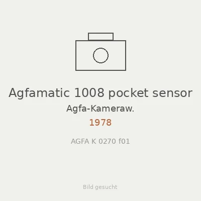 Agfamatic 1008 pocket sensor