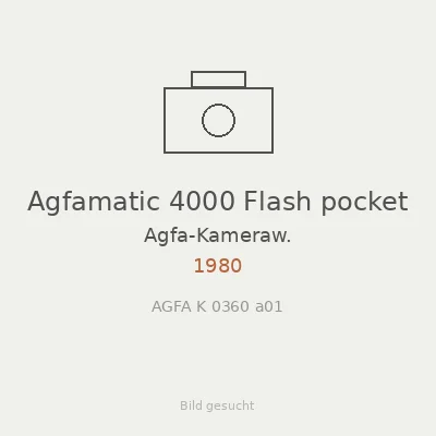 Agfamatic 4000 Flash pocket