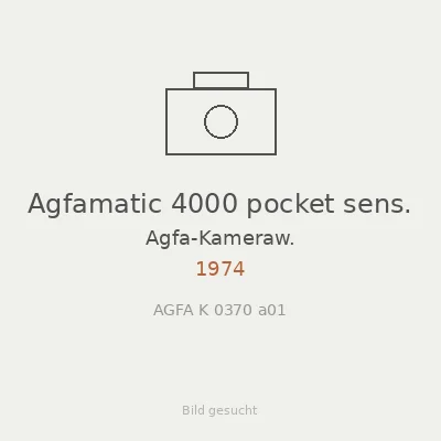 Agfamatic 4000 pocket sens.