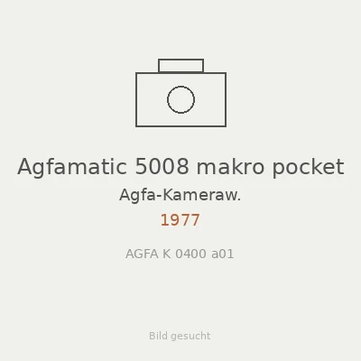 Agfamatic 5008 makro pocket