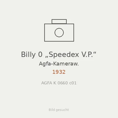 Billy 0 „Speedex V.P.“