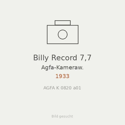 Billy Record 7,7