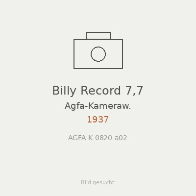 Billy Record 7,7