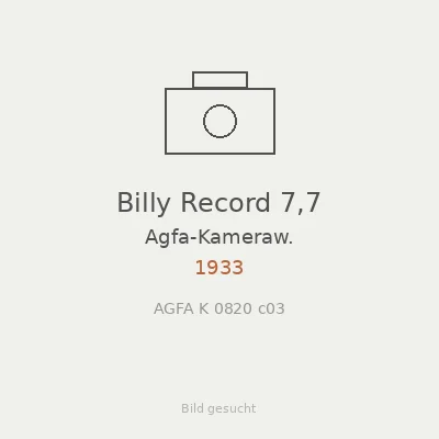 Billy Record 7,7