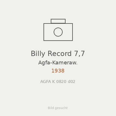 Billy Record 7,7