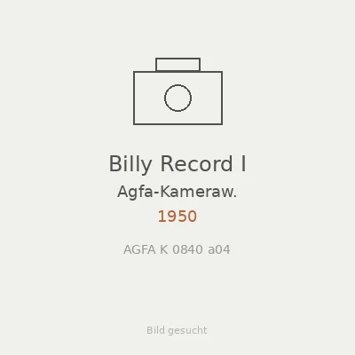 Billy Record I