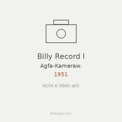 Billy Record I