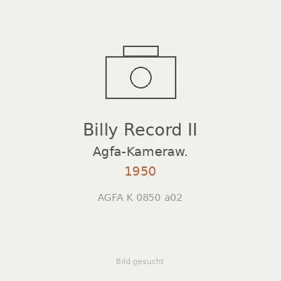 Billy Record II