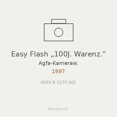 Easy Flash „100J. Warenz.“
