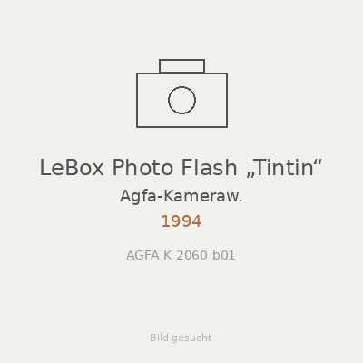 LeBox Photo Flash „Tintin“
