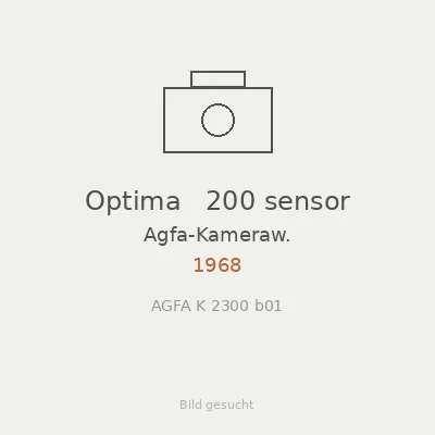 Optima   200 sensor