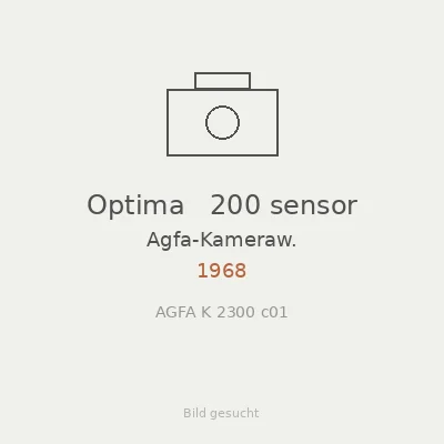 Optima   200 sensor
