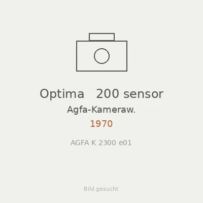 Optima   200 sensor