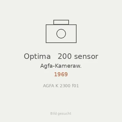 Optima   200 sensor