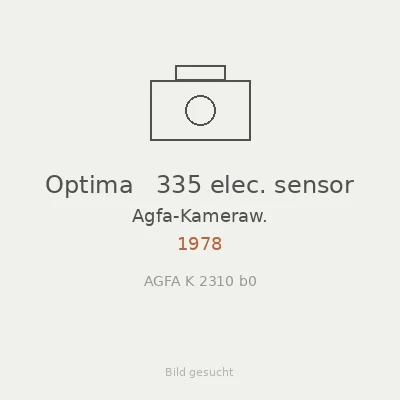 Optima   335 elec. sensor