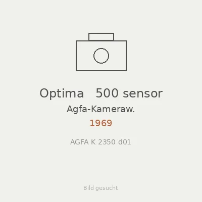 Optima   500 sensor
