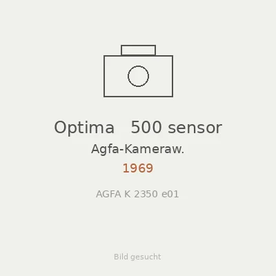 Optima   500 sensor