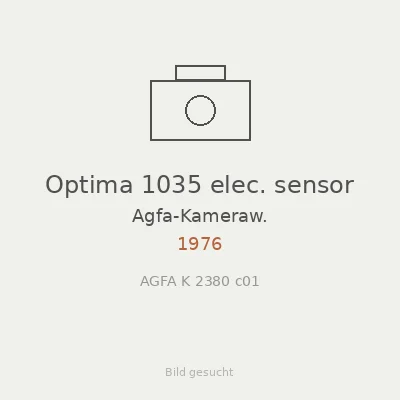 Optima 1035 elec. sensor