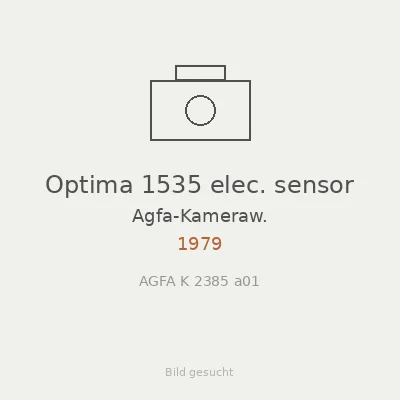 Optima 1535 elec. sensor
