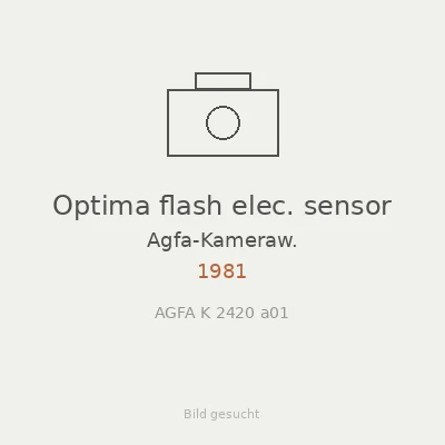 Optima flash elec. sensor
