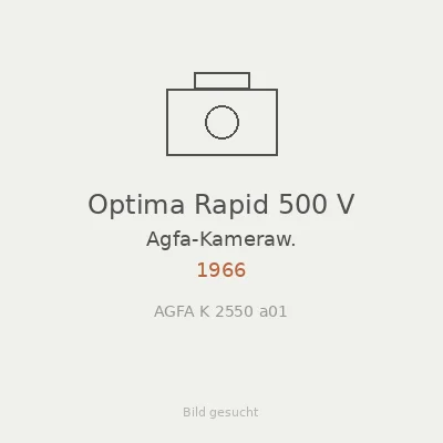 Optima Rapid 500 V