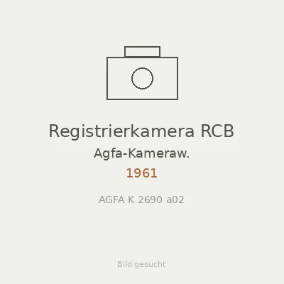 Registrierkamera RCB