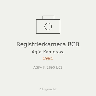 Registrierkamera RCB