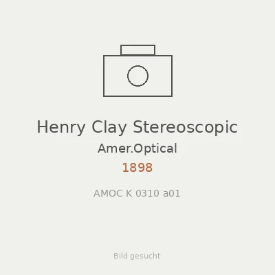 Henry Clay Stereoscopic