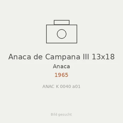 Anaca de Campana III 13x18