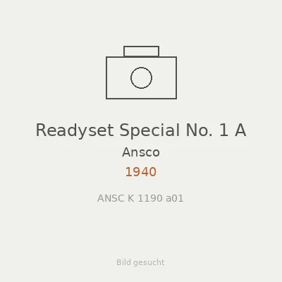 Readyset Special No. 1 A