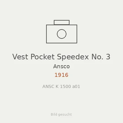 Vest Pocket Speedex No. 3