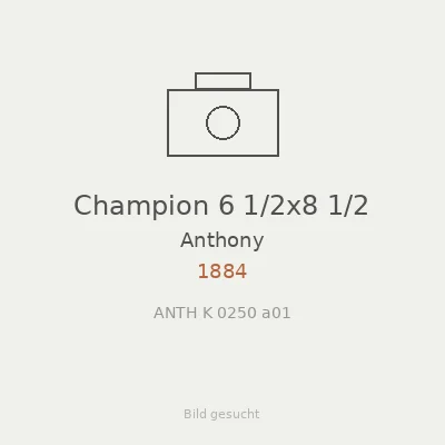 Champion 6 1/2x8 1/2