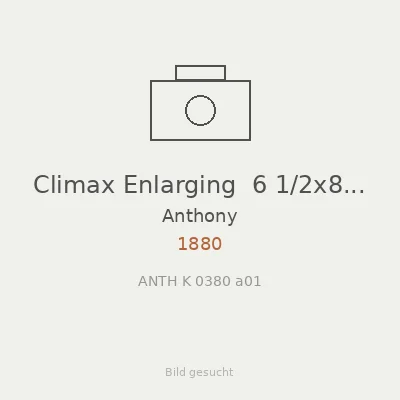 Climax Enlarging  6 1/2x8 1/2