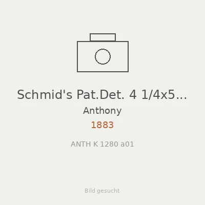 Schmid's Pat.Det. 4 1/4x5 1/2