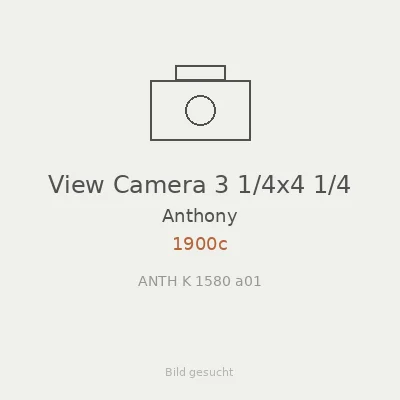 View Camera 3 1/4x4 1/4